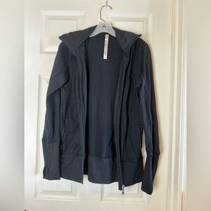 Lululemon define Women's Black Hooded Jacket size 6